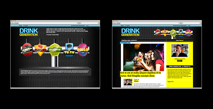 Drink Generation website